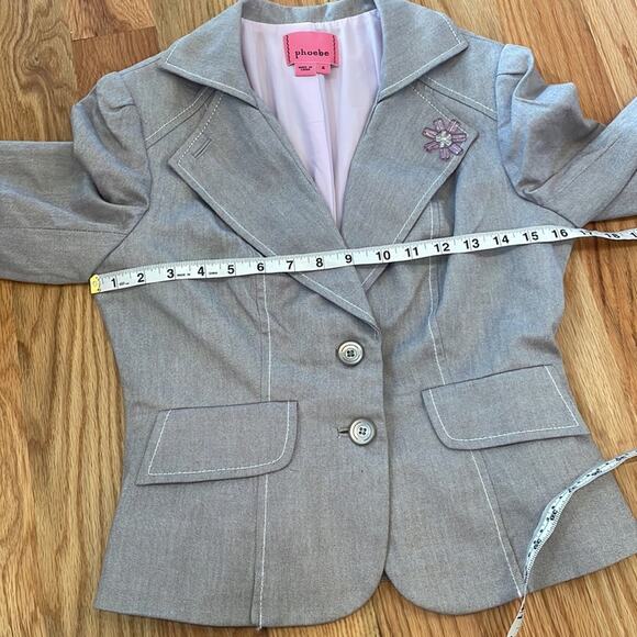 Phoebe Sport Coat/Blazer Light Purple Size 4 with 2 button closure - Picture 5 of 7